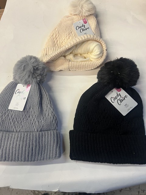 Ladies Fur Lined Pom Cuf Toque