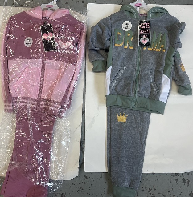 Girls , 4-7 , 2 piece  Hoody jogging set