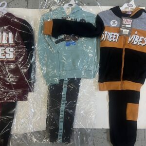 Boys , 4-7 , 2 piece , Embroidered Hoody jogging Set