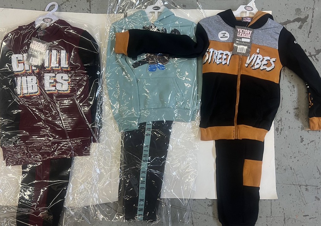 Boys , 4-7 , 2 piece , Embroidered Hoody jogging Set