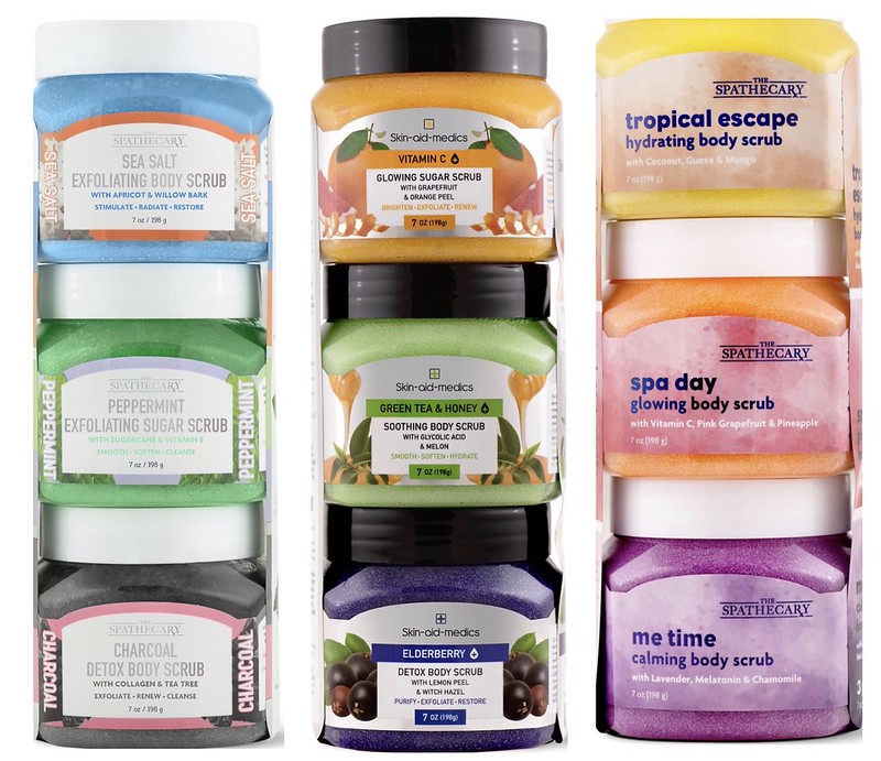 Enriched, 3 piece , 7 oz each , Body Scrub assortment