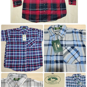 Mens Stillwater Supply Plaid Flannel Long Sleeve  Shirt