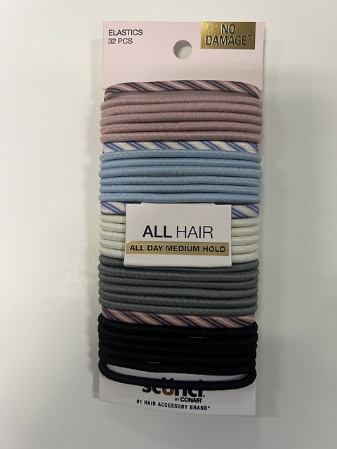 Scunci 32 count Pony Tail elastics