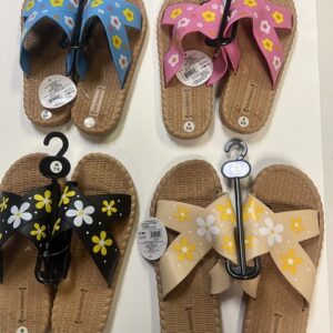Ladies Floral Slide Flexi Rubber Sandal