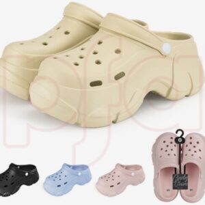 Ladies Platform Crocs.