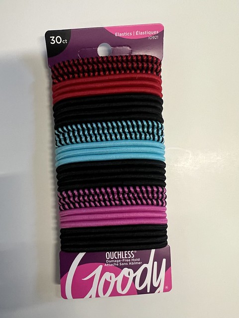 Goody , 30 ct Multi Col  Rock Star Pony Tail Elastics .