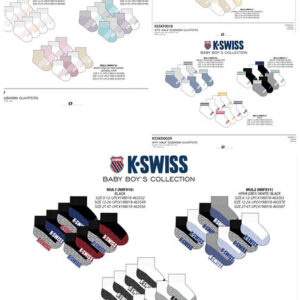 Infants & Toddler K-SWISS , 8 pack CUSHIONED AnKle Socks