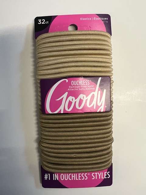 Goody , 32 Ct , BLONDE Pony Tail Elastics