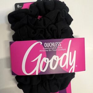 Goody 8 Count  Black  Ruffles