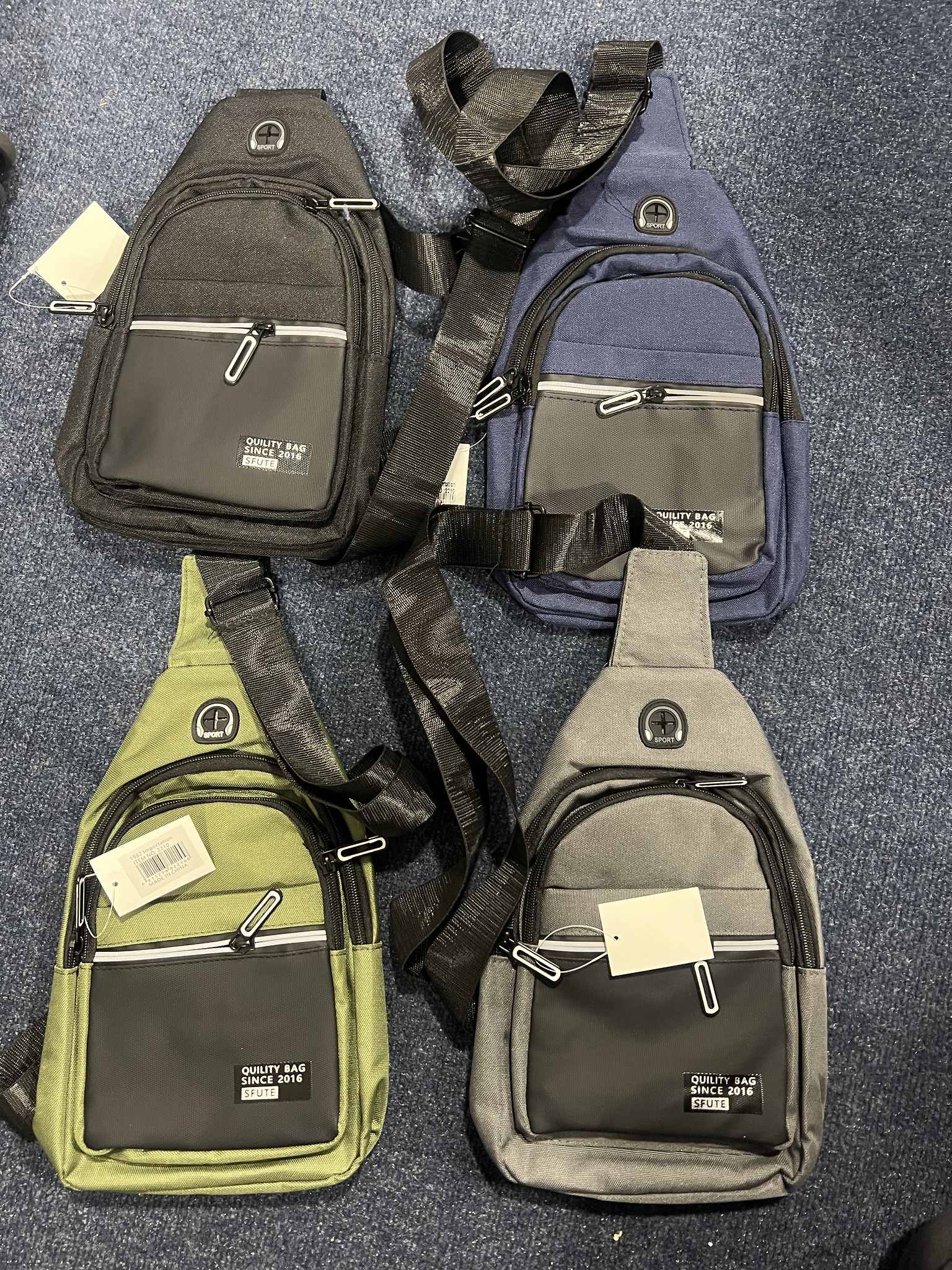 Adult Crossbody Quality Bag . Polyester Lining.