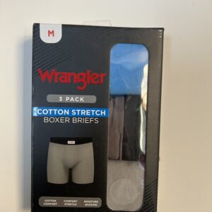 Mens WRANGLER, 3 pack, Boxed Cotton Stretch Boxer