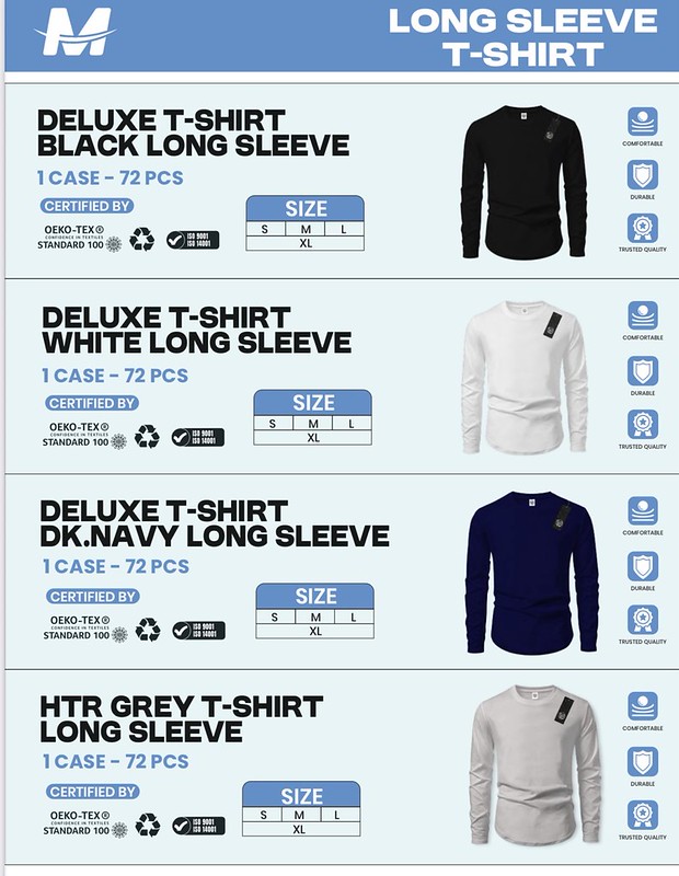 Mens Solid Col Cotton T-Shirt