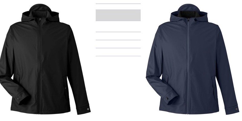 Adult Unisex Devon and Jones Water Repellent Rain Coat With HOOD