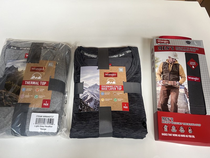 Mens WRANGLER Thermal Tops . Asst Styles