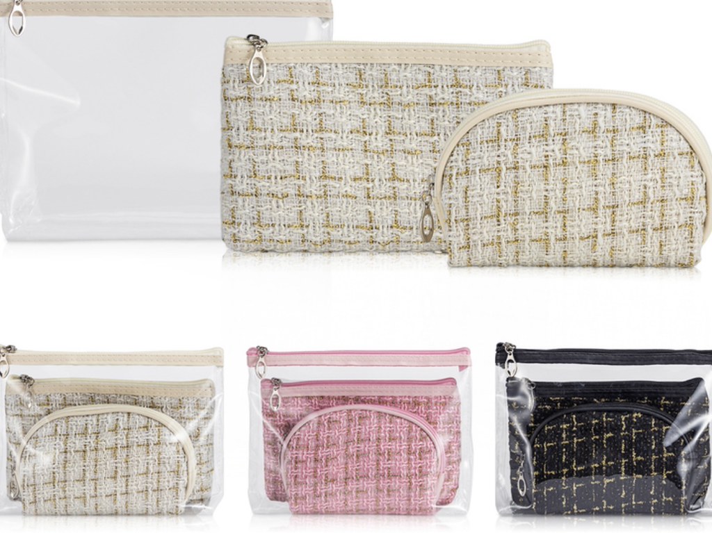 3 piece Cosmetic Bag