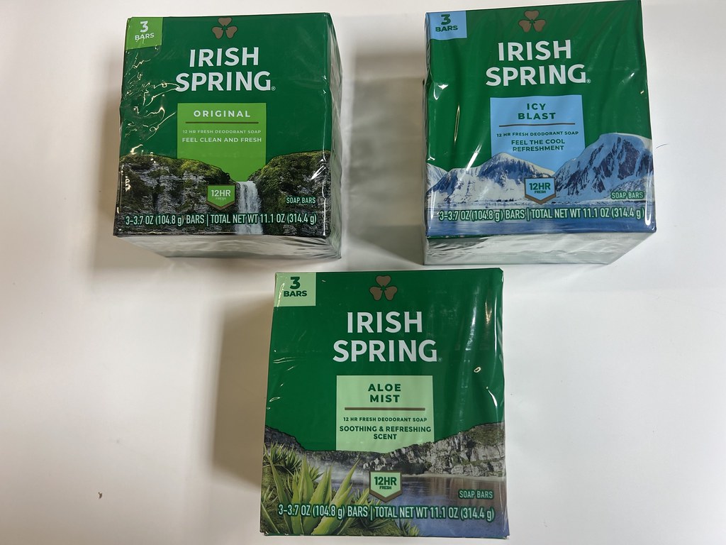 IRISH SPRING , 3 pack , 105 g  Bar Soap
