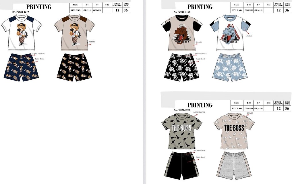 Boys 2 piece Short set. FLEECE Shorts