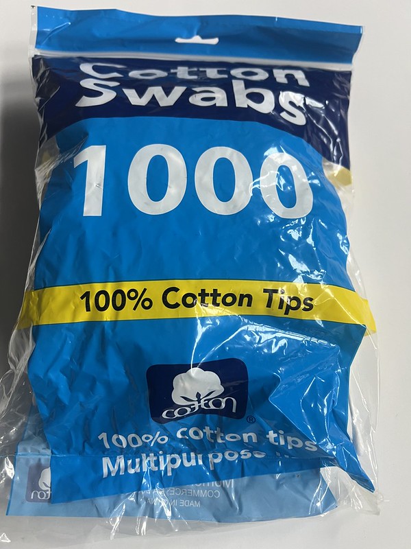 Cotton Swabs on Pegable Thick