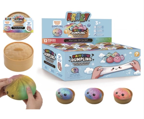 Krazy Rainbow Squishy 4 " Dumpling
