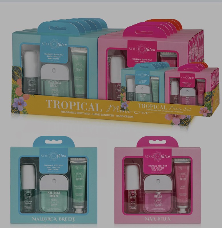 Solo Ibiza , 3 piece high Trending Gift set